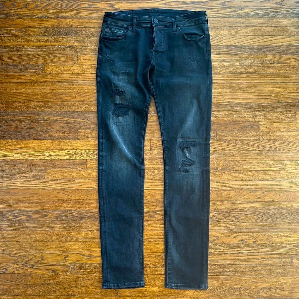 Men’s True Religion Black Super Skinny Stretch Tony Fit Jeans - Picture 1 of 7